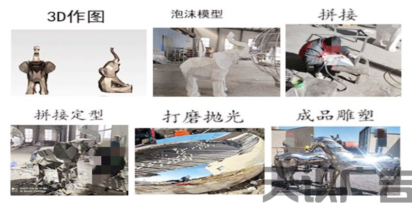 不锈钢雕塑制作工艺讲解(图2)
