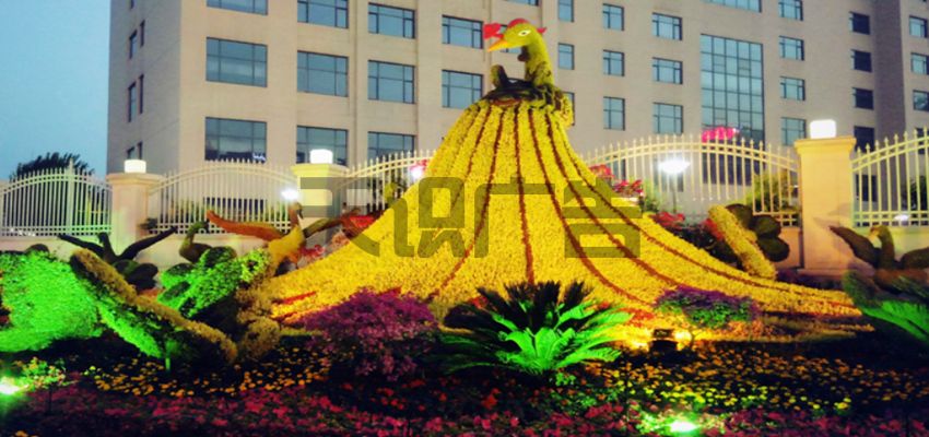 仿真绿雕色彩怎么搭配？(图2)