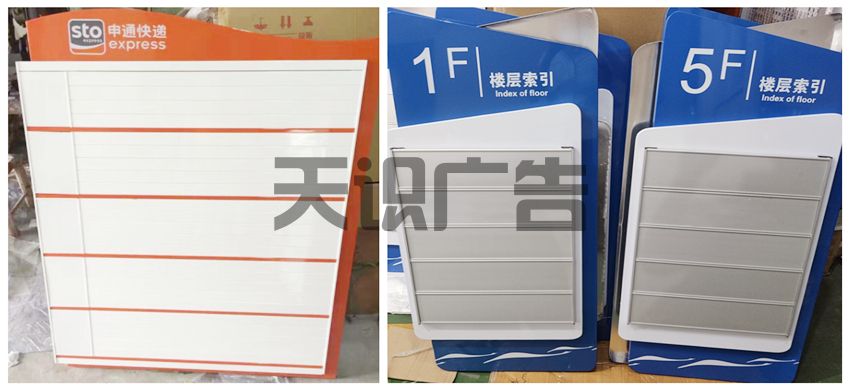 双层楼层索引指示导视标识牌 工艺过程了解(图1)