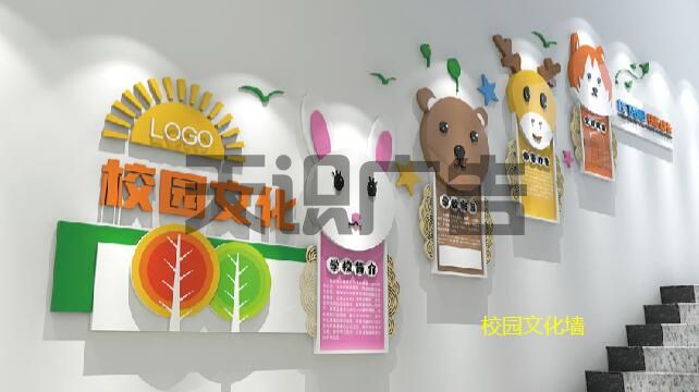 校园文化墙宣传画面制作方法(图1)