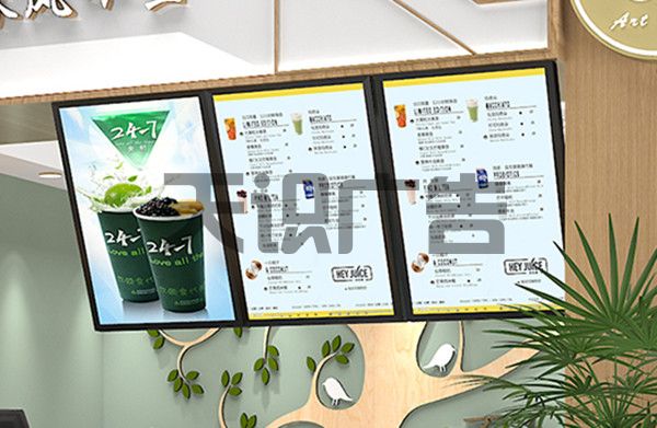 点餐灯箱有哪些种类 (图1)