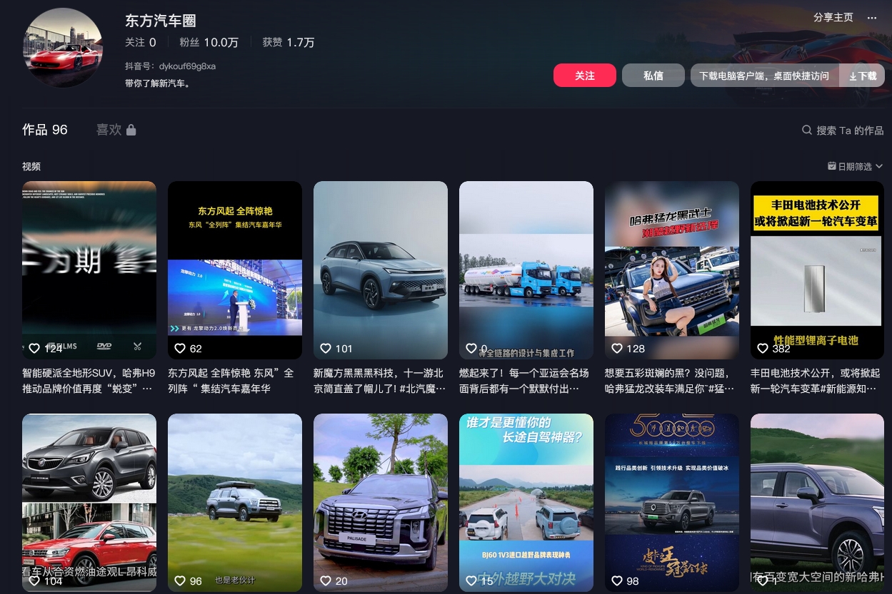 东方汽车圈抖音(图1)