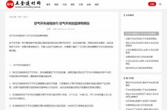 中国五金建材网新闻稿软文发布多少钱