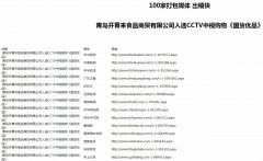 100家媒体打包-新闻稿软文发布